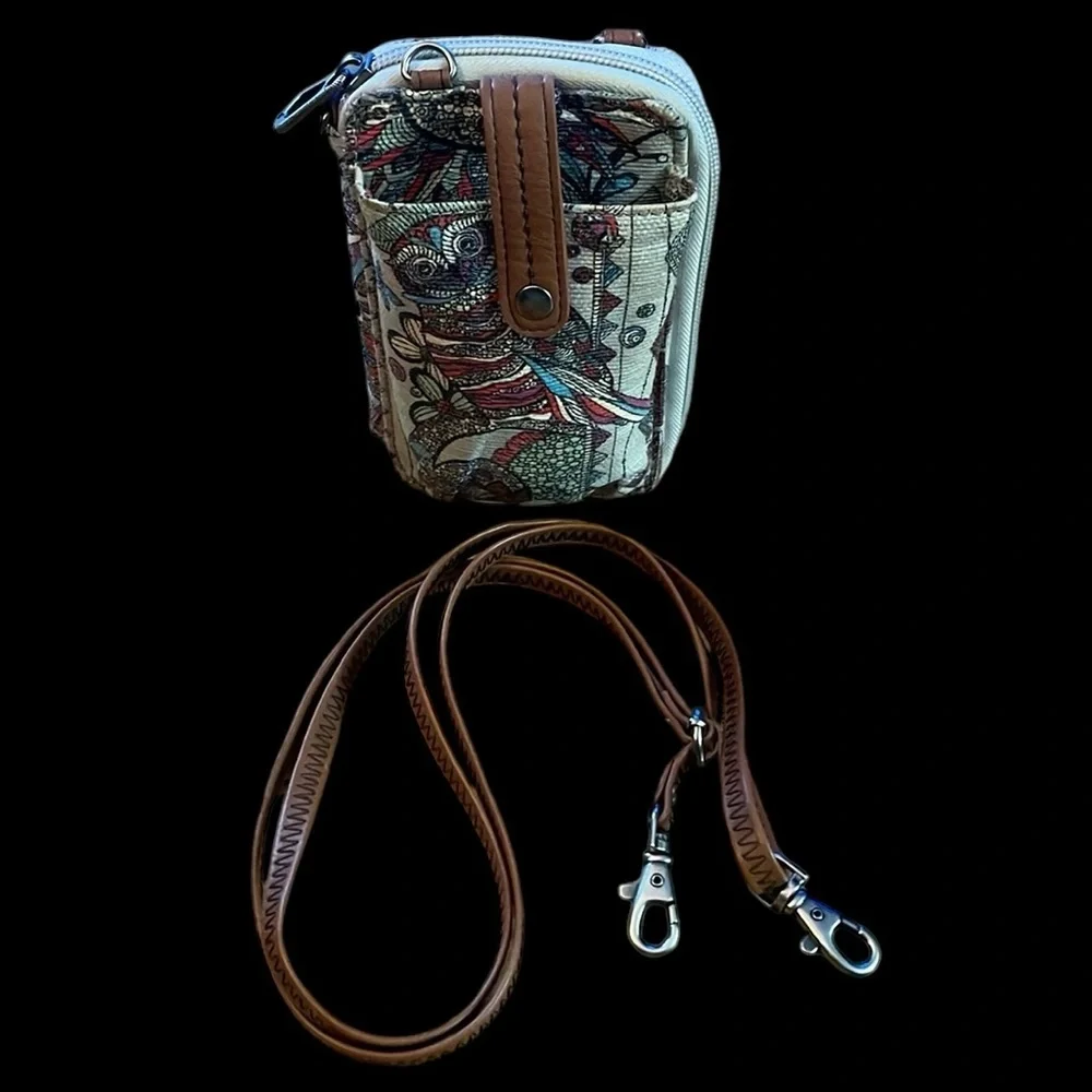 Sakroots Salina’s Crossbody Wallet and Phone Case